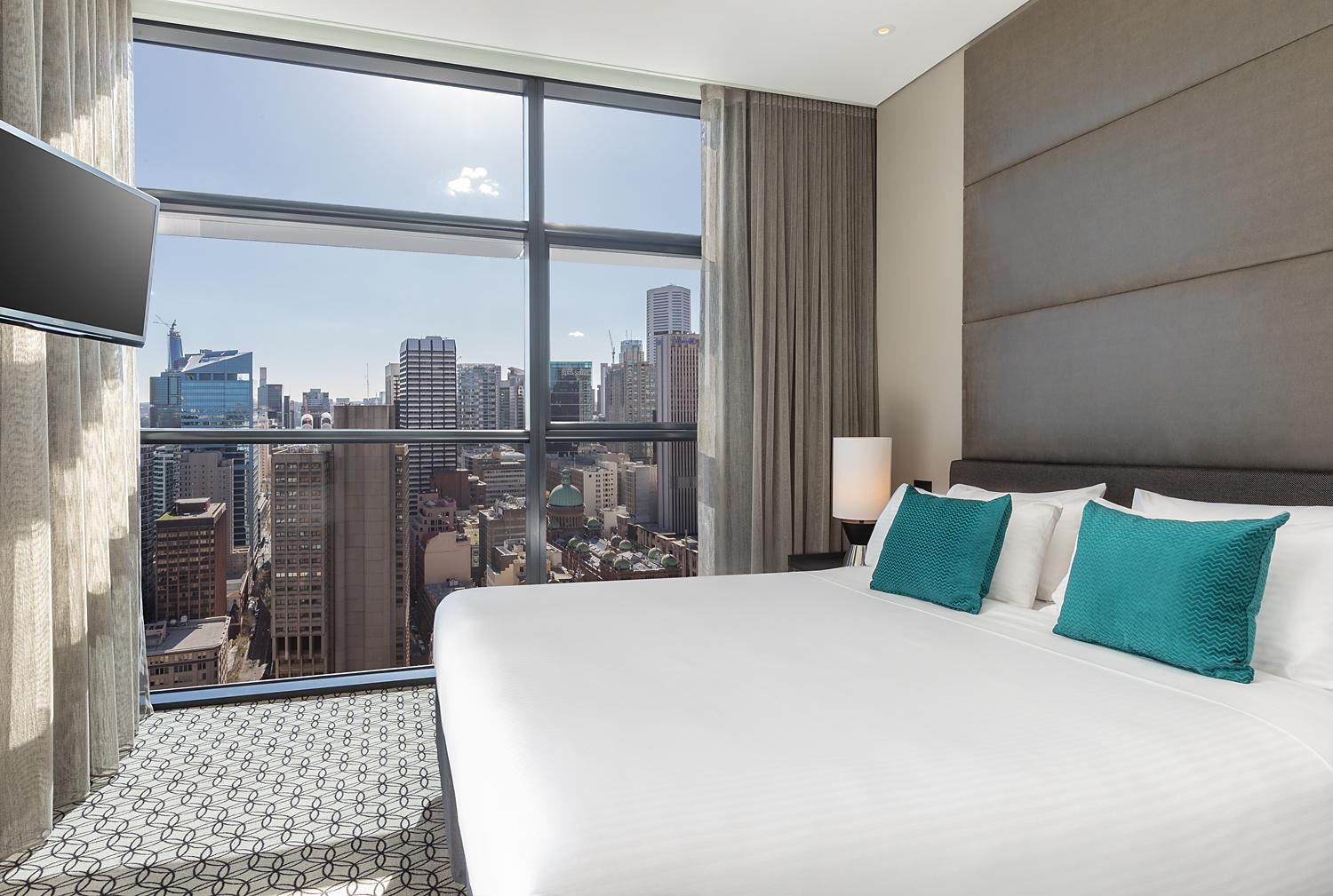 프레이저 스위트 시드니 외부 사진 A bedroom at the hotel