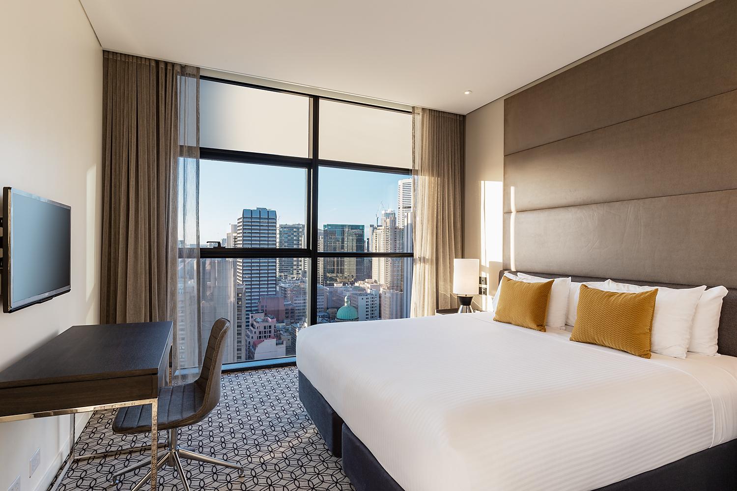 프레이저 스위트 시드니 외부 사진 A typical guest room