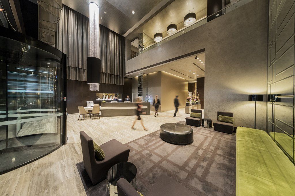 프레이저 스위트 시드니 외부 사진 The lobby of the hotel